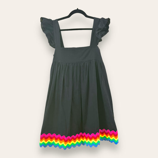 Juliette Dunn rainbow dress